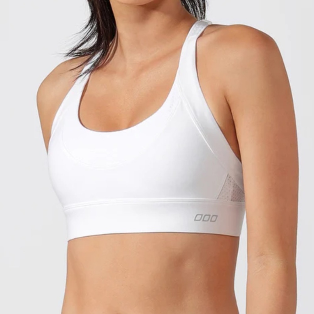 Lorna Jane Black Padded High Impact Racerback Adjustable Sports Bra Running XS